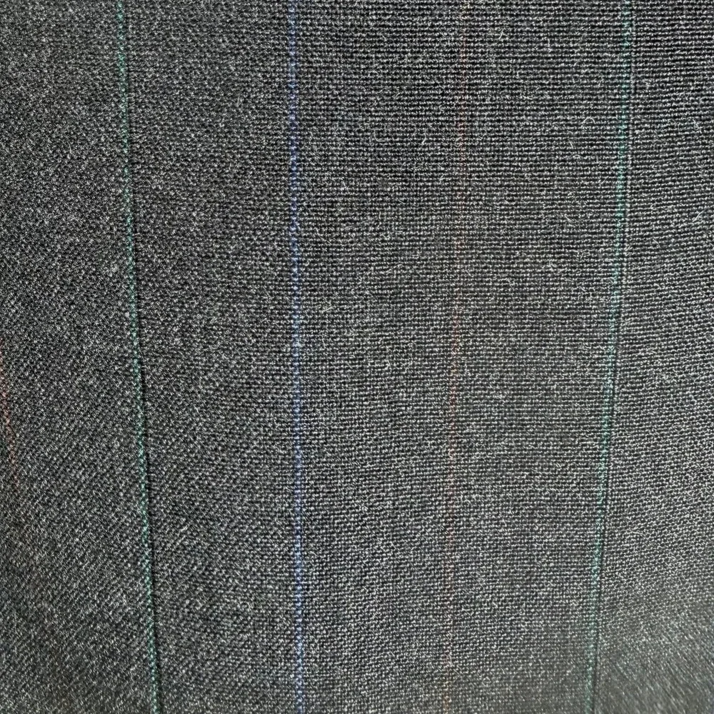 Polo University Club Ralph‎ Lauren Mens Wool Pinstripe Suit Charcoal Grey USA